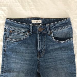 Sandro high rise slim fit jeans